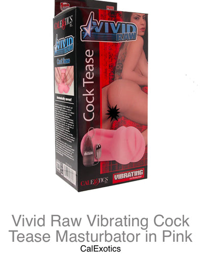 Vivid raw vibrating cock tease masturbator