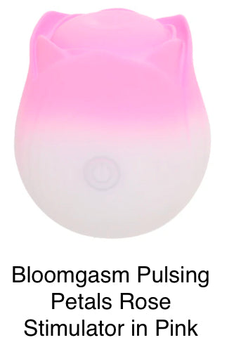 Bloomgasm Pulsing petals rose stimulator in pink