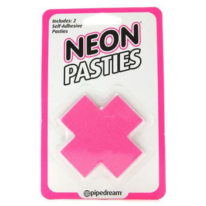 Neon Vinyl 'X' Pasties